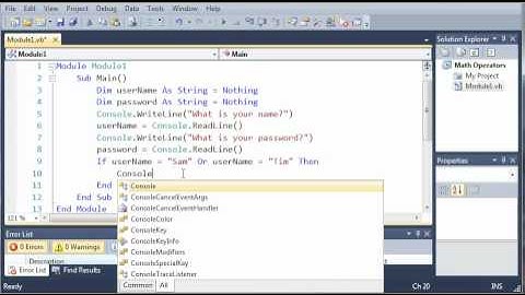 Visual Basic Tutorial - 17 - Logical Operators