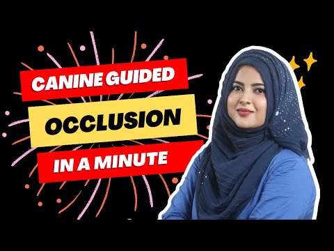 Canine Guided Occlusion in a Minute