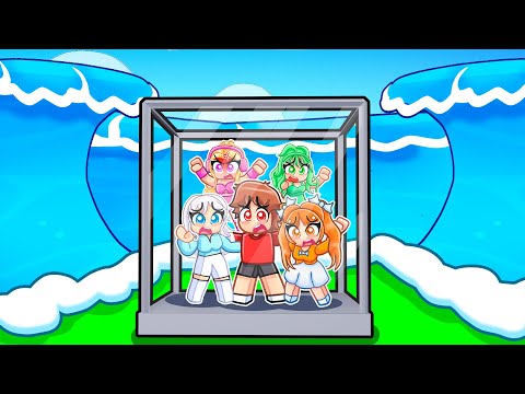 TSUNAMI ESCAPE In Roblox With MY CRAZY FAN GIRLS