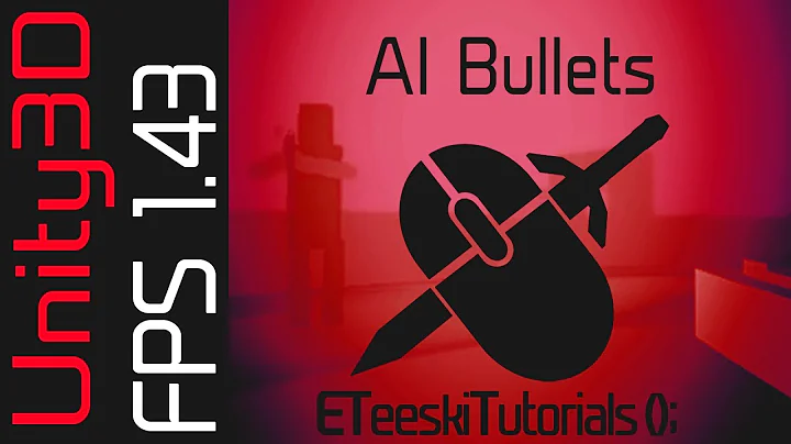 FPS1.43 AI Enemy Bullets and Player Death. Unity3D FPS Game Design Tutorial.