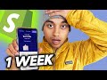 I Tried Shopify Dropshipping For 1 Week (Insane Results)