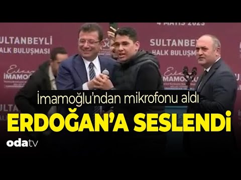 İmamoğlu'ndan Mikrofonu Alan Genç Erdoğan'a Seslendi