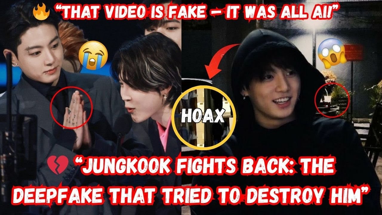 💔 Not Me — Jungkook’s Emotional Statement on the Fake Video That Fooled
