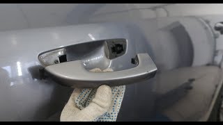 Как снять наружную ручку двери VW Golf 6