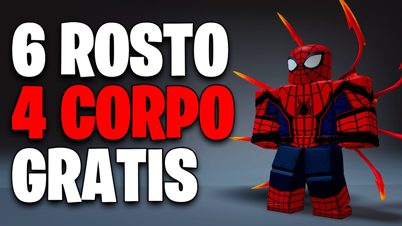 AVATAR do HOMEM ARANHA TOTALMENTE de GRAÇA no ROBLOX! 😱 