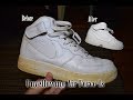 How to Unyellow Nike Air Force 1s!