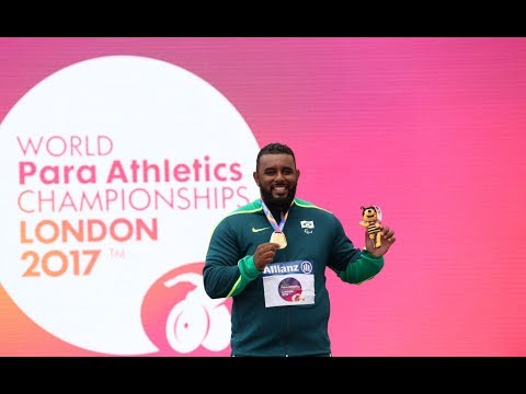 Thiago Paulino SANTOS Gold Men's Discus F57 | Final | London 2017 World Para Athletics Championships