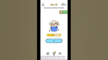 Count The Number Of Hairs ? Level 13 #shorts #brainout #games