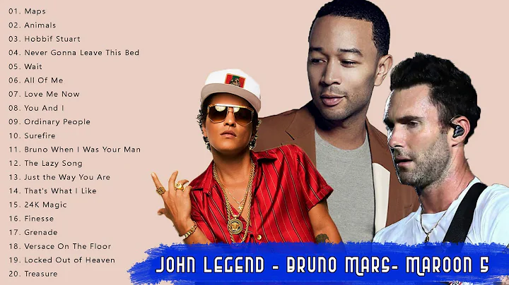 Best Pop Collection Songs 2018 - John Legend, Brun...