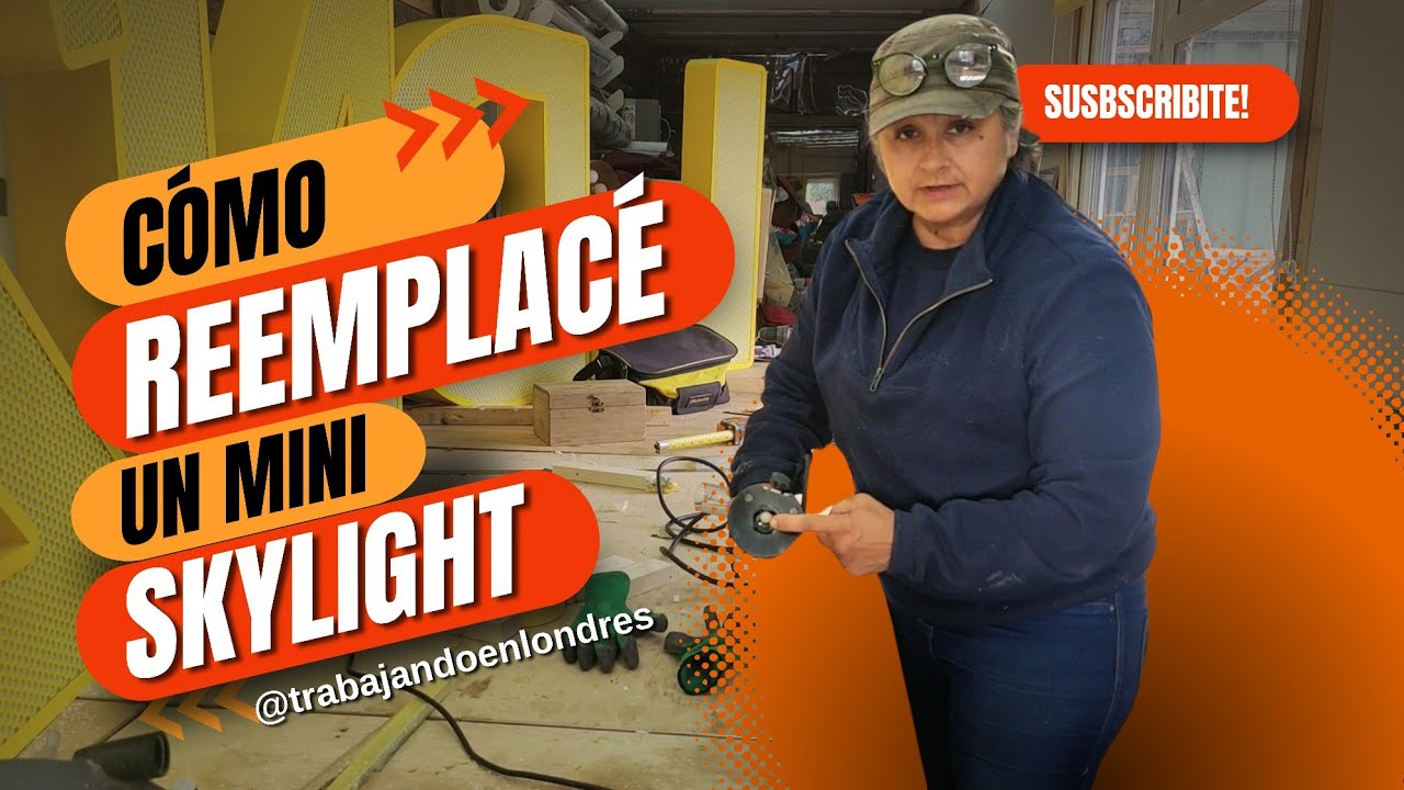 ⁣Reemplazo un skylight en un barco