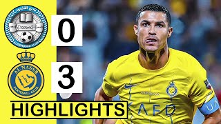 Al Okhdood vs Al Nassr 0-3 - All Goals & Extended Highlights 2024