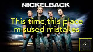 Far Away (Lyrics)- Nickelback/All the right reasons