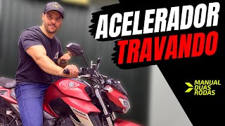 Fazer 250 travando acelerador