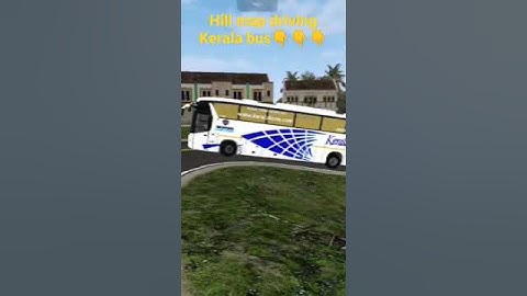 Hill Map Mod Driving in bus simulator Indonesia #ytshorts #shorts #kerala #bus #bussid #keralabus