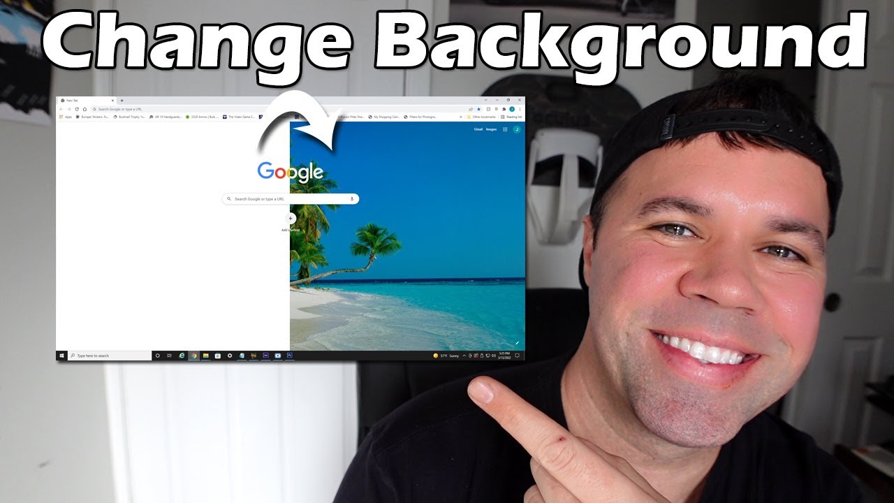 How To Change Your Chrome Background | Change Background for Google Chrome  - YouTube
