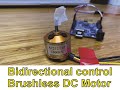 Bidirectional Arduino Control BLDC Motor