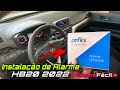 Instalao de alarme no hyundai hb20 2022 