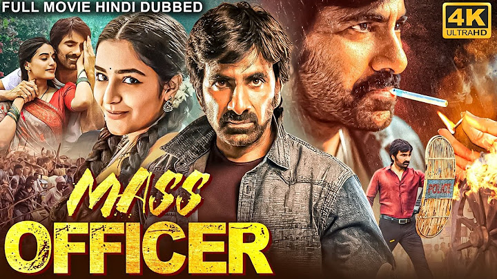 Ravi Teja's MASS OFFICER Full Movie Hindi Dubbed | Divyansha Kaushik | South Movie | Action Movie