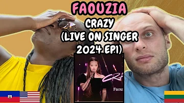 REACTION TO Faouzia - Crazy (Live on Singer 2024 EP1) | FIRST TIME LISTENING TO FAOUZIA