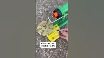 Béc SKY41 VIP - béc tưới bánh răng có thể điều chỉnh tốc độ quay nhanh - chậm #bectuoiBACTHAO