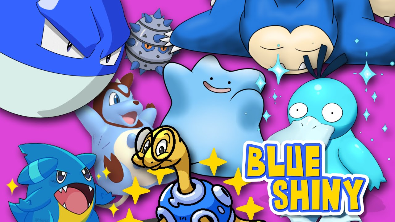 Blue Shiny Only  Pokemon Go Shiny Compilation 