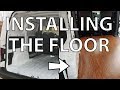 Installing Vinyl Floor Camper Van Build | Nissan NV200 Conversion