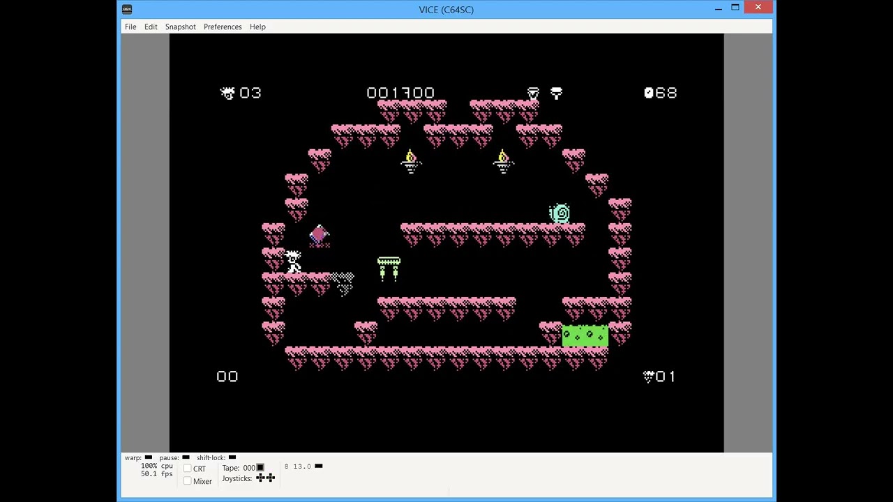 Zezito In The Glittering Caves - Commodore 64