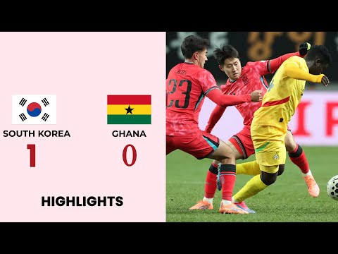 HIGHLIGHTS: South Korea 1-0 Ghana (2025 Kirin Cup)