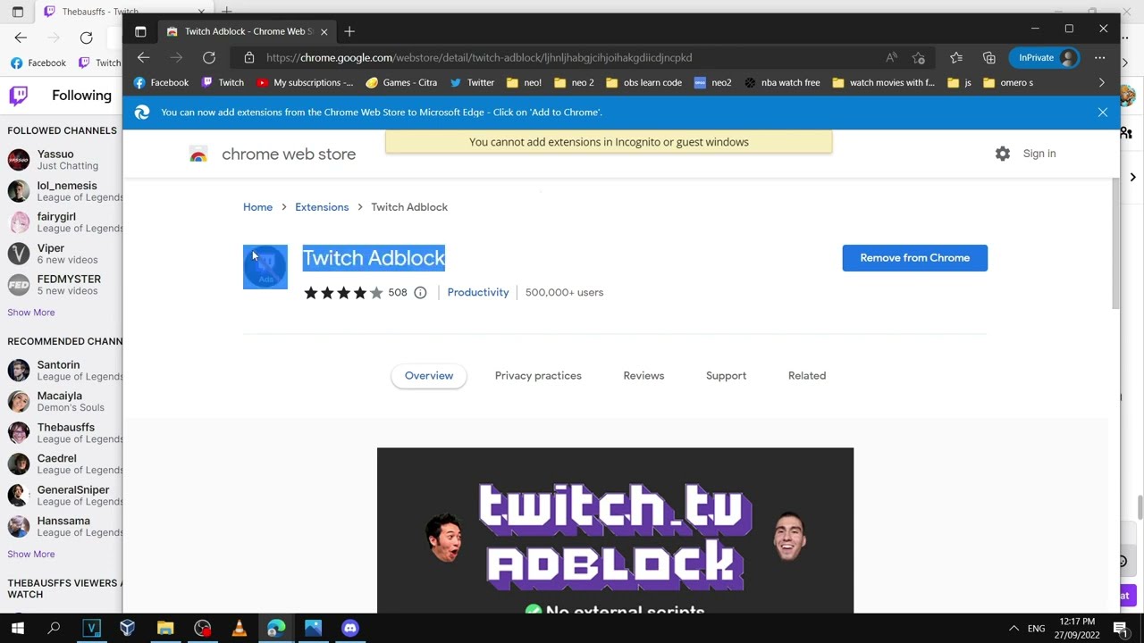 How to block Ads on Twitch Twitch Adblock YouTube