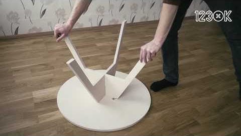 123OK + InkredibleIndien - Round Table Assembly Instruction