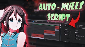 ADD NULLS SCRIPT - AFTER EFFECTS TUTORIAL (FOR IG/YT EDITORS)