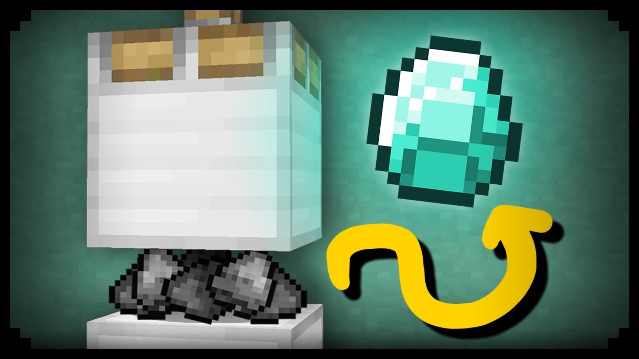 ✔ Minecraft: How to make a Diamond Press
