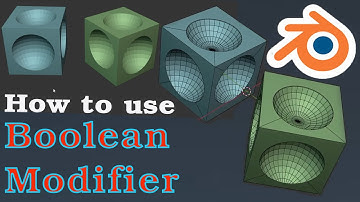 Blender Boolean  modifier tutorial in hindi.......