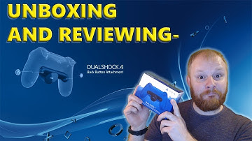PS4 BACK BUTTON ATTACHMENT! - Unboxing and review!!