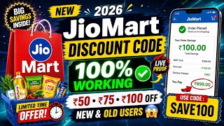 Jiomart Coupon Code today | jiomart coupon code | jiomart coupon code latest l new coupon code 2026