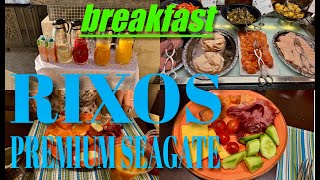 RIXOS PREMIUM SEAGATE / BREAKFAST / ШИКАРНЫЙ БУФЕТ В ЕГИПТЕ!!🍓🥞🍩🥨🍳☕️🧇🧀🥐