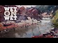 WET IN WET technique in Watercolor - How to tutorial by Tim Wilmot #51