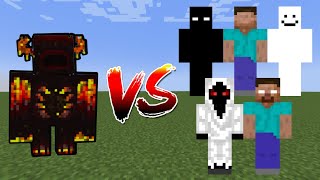 Magma Morden vs Creepypasta Mobs in Minecraft