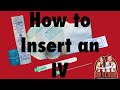 How to insert an iv