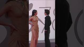 Timothée and Zendaya on the red carpet