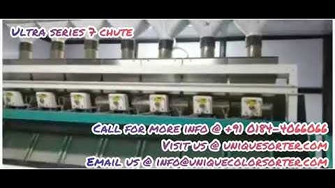 Ultra color sorter machine | Rice color sorter machine | Urad and cumin seed color sorter machine