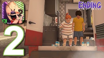 Ice Scream 2: Horror Neighborhood - Gameplay Walkthrough part 2 - Ending (iOS, Android)