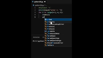 pattern 36 #python #coding #shorts