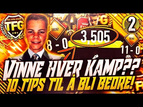 HVORDAN VINNE MANGE FLERE KAMPER PÅ FIFA 18?? 10 TIPS & TRIKS - TFG #2