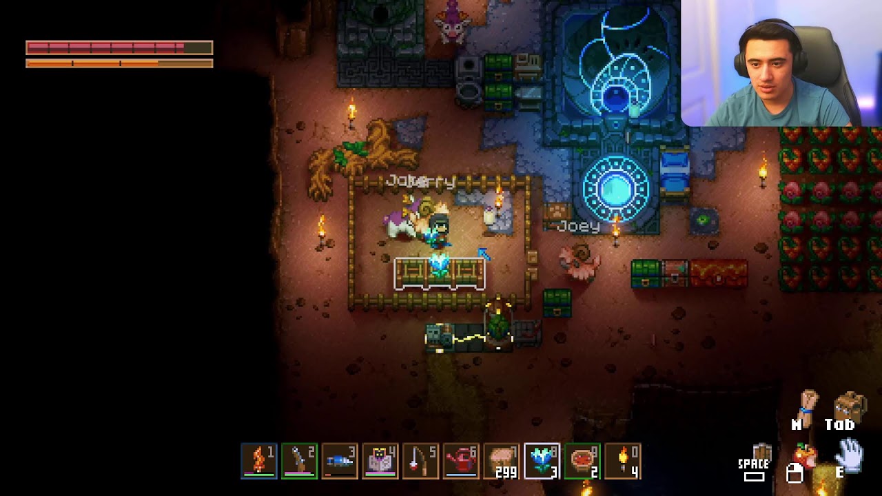 Our First Time Playing Core Keeper :)