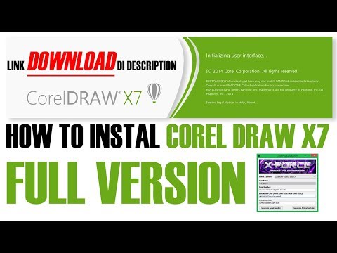 Cara Instal Corel Draw X7 FULL VERSION