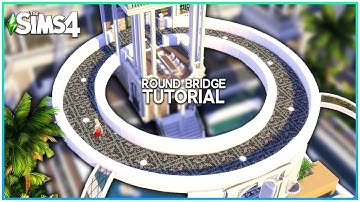 Sims 4 Tutorial - Round Bridges [+ Base Game Version, No CC, No Mods] | Kate Emerald