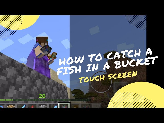 How to Catch a Fish in a Bucket - Minecraft on the iPad 