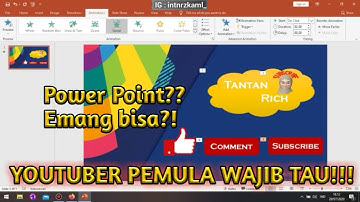 CARA MEMBUAT INTRO YOUTUBE MENGGUNAKAN POWER POINT 2021!!!  || TUTORIAL #2