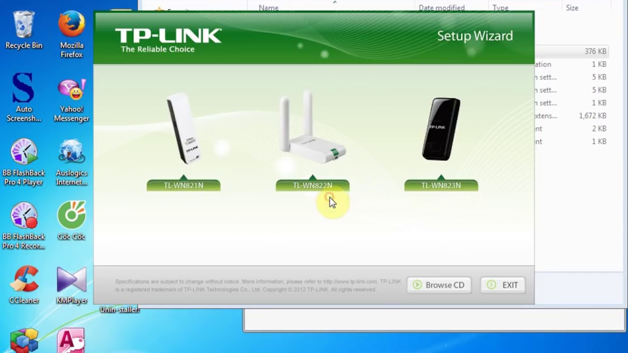 Intall Tp Link Wn822n Driver On Window Youtube